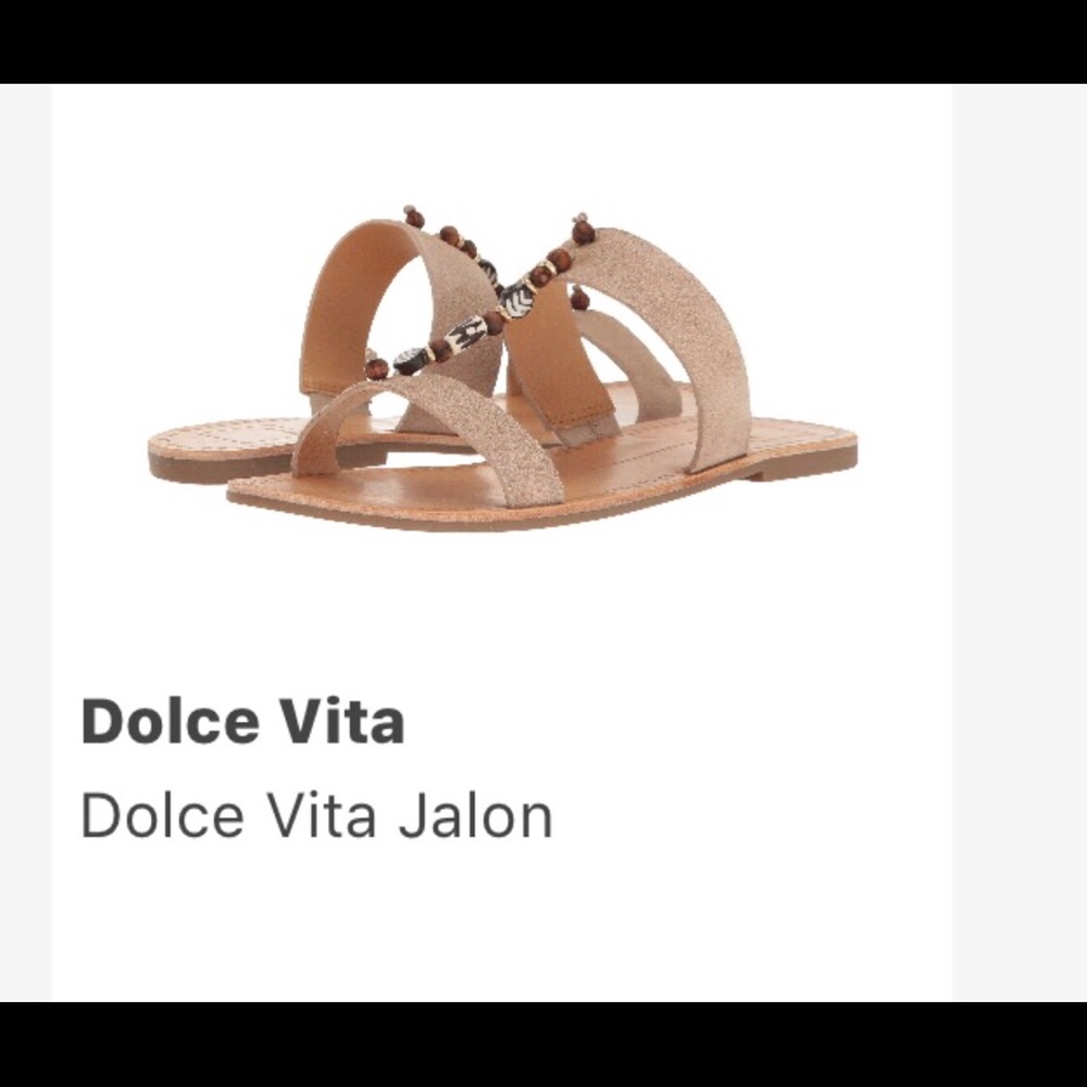 Adorable Tan Leather Dolce Vita sandal